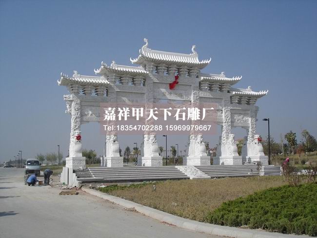 石牌坊上图案的意义(图2)