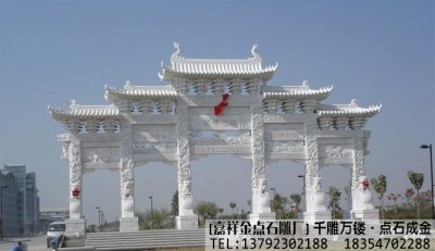 村庄石牌坊雕刻类型
