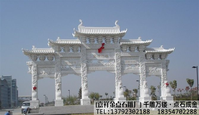 村庄石牌坊雕刻类型(图1)