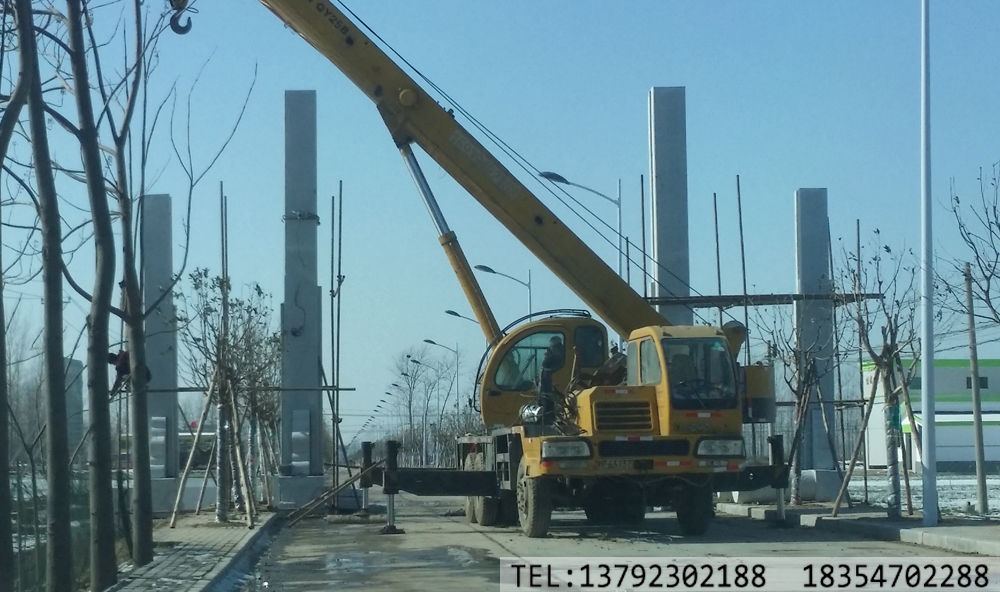 河南周口市刘寨村石牌坊安装完工--金点石雕厂(图6)