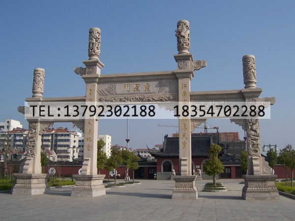 村庄石牌坊大门如何设计(图4)