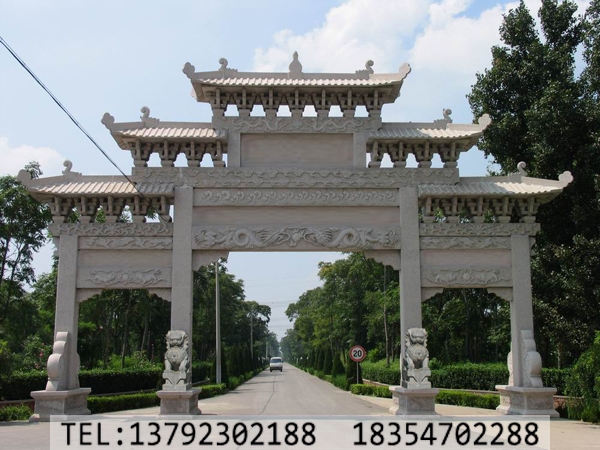 村庄牌坊，农村牌楼(图3)