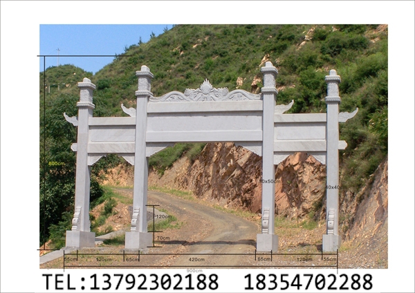 村庄牌坊，农村牌楼(图4)