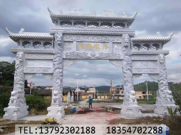 乡村石牌楼制作时要注意什么(图3)