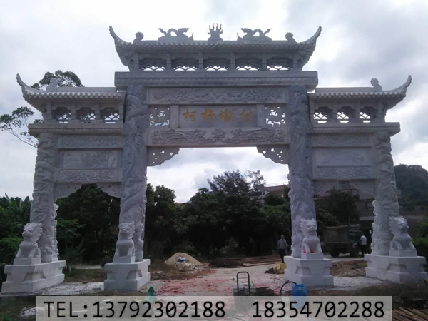乡村石牌楼制作时要注意什么(图4)