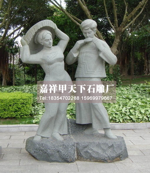 园林人物雕像图集(图12)