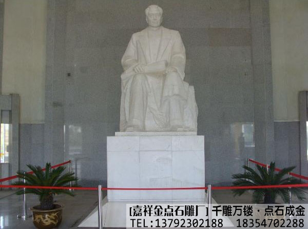 石雕周总理雕像作品集(图3)