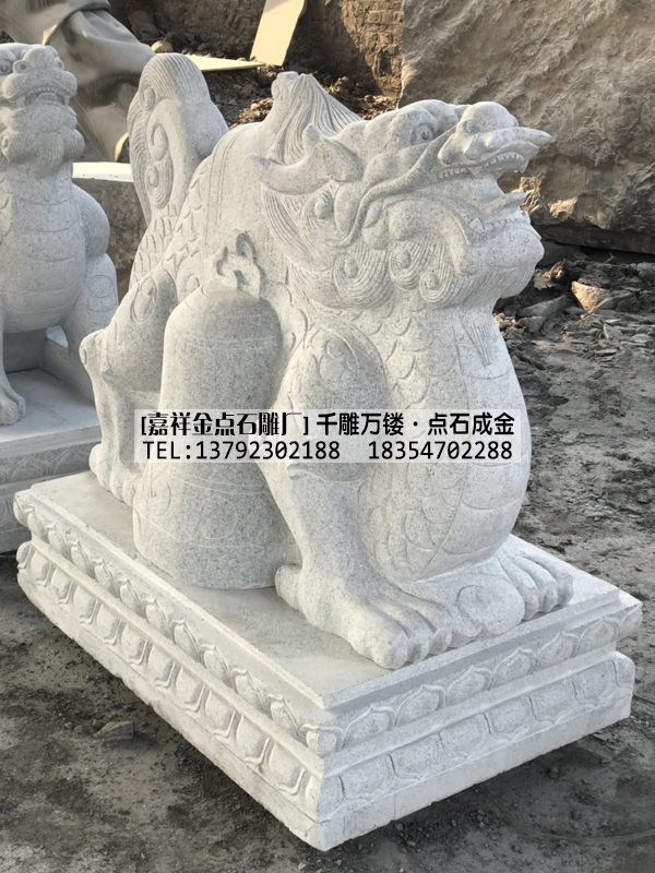 四川阆中龙生九子石雕加工完成(图8)