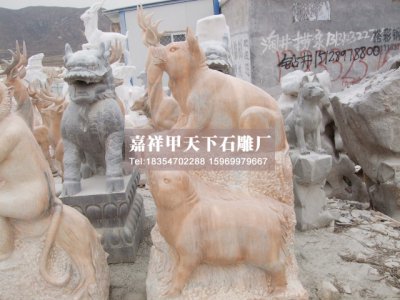 石雕猪
