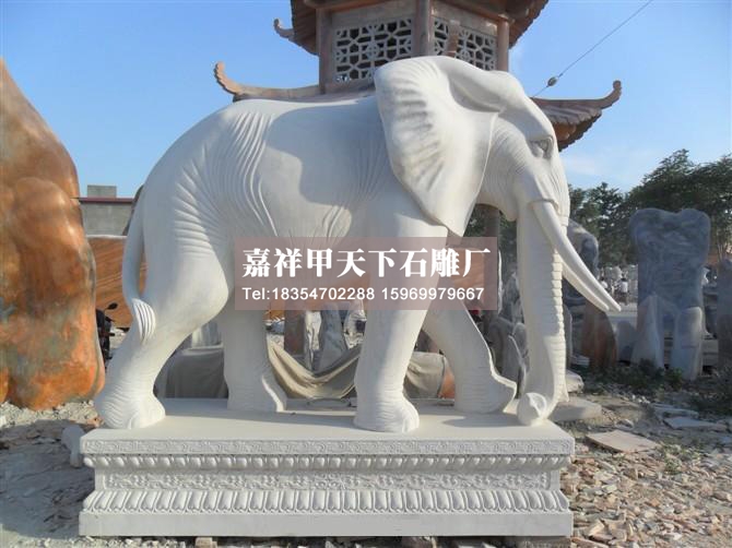 石雕大象的象征寓意(图1)