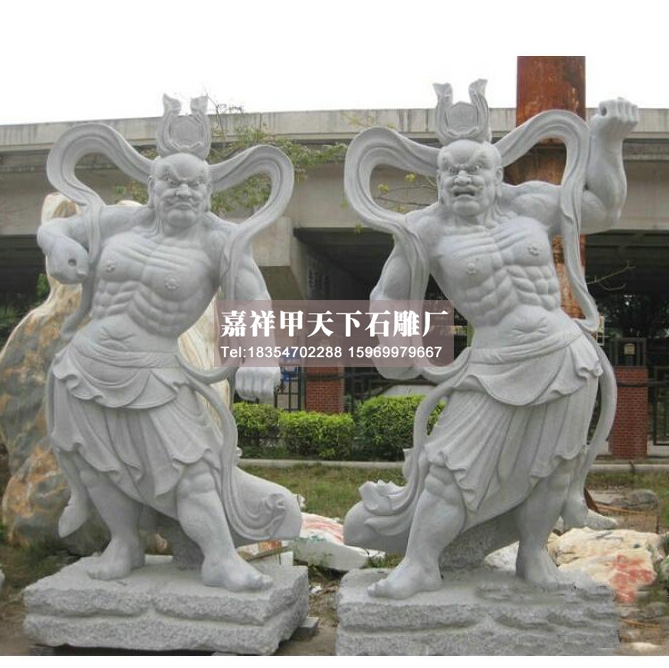 石雕天王，罗汉图集(图4)