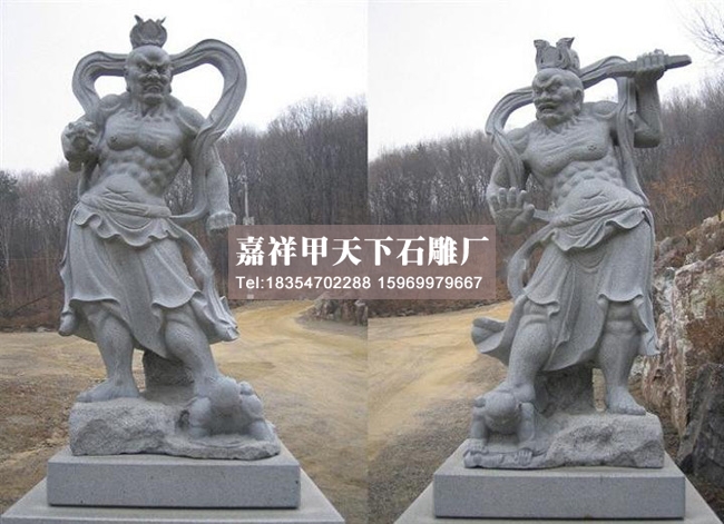石雕天王，罗汉图集(图5)