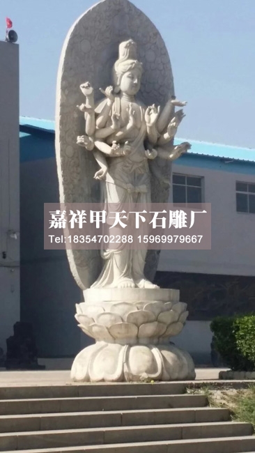 石雕观音雕像图集(图2)