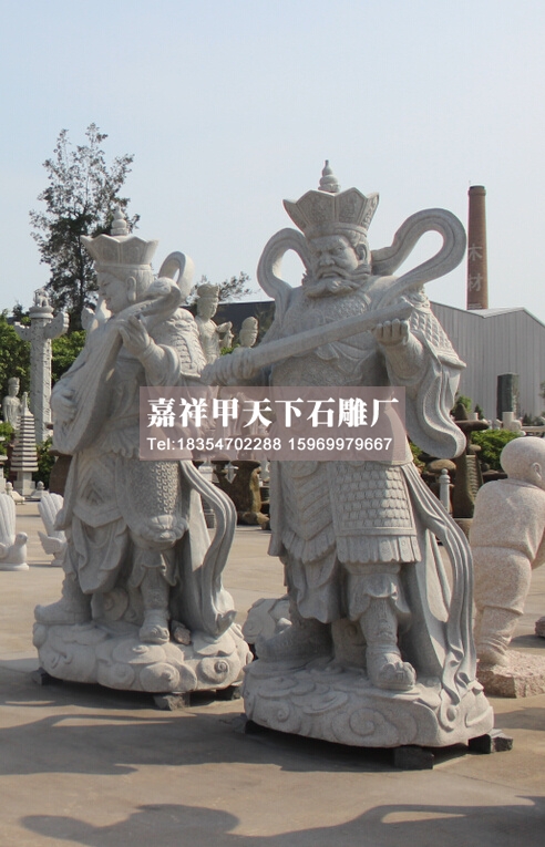 石雕罗汉天王哼哈二将图集(图1)