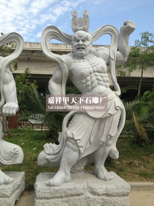 石雕罗汉天王哼哈二将图集(图4)