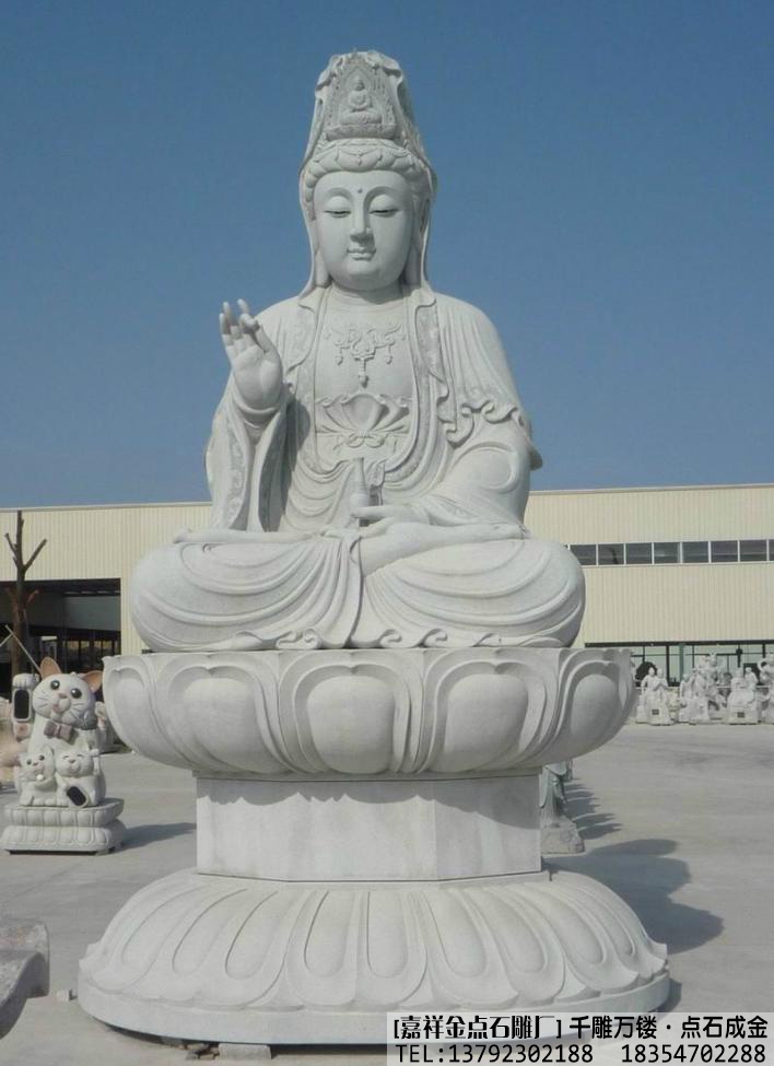 石雕观音菩萨造型特点(图1)