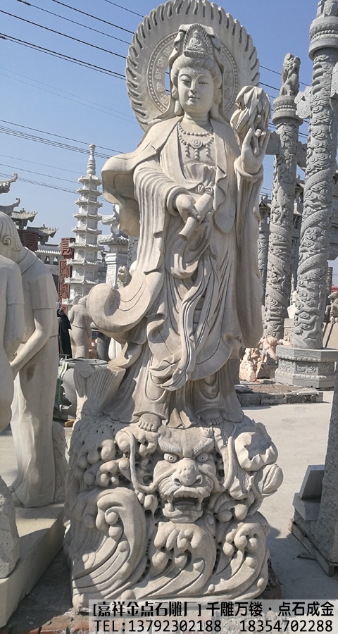 石雕观音像的用途及选材(图4) 石雕观音像的用途及选材(图4)