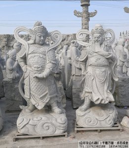 佛像雕刻-石雕韦驮和护法天尊的作用