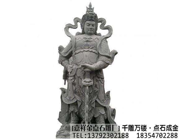 佛像雕刻-石雕韦驮和护法天尊的作用(图3)