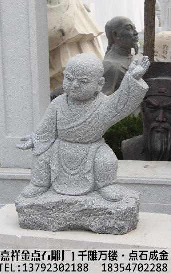 石雕小和尚作品(图2)