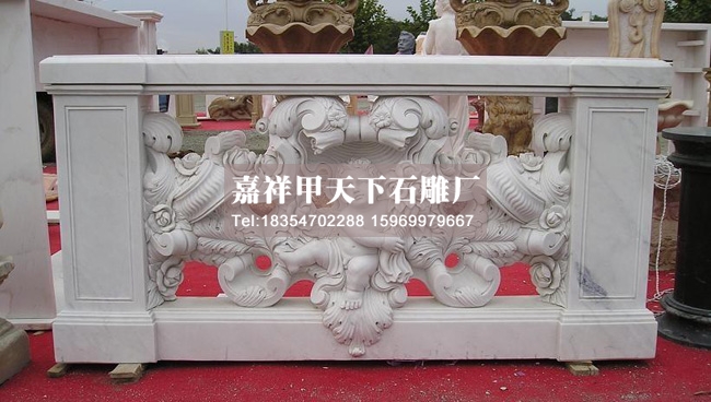 石雕栏杆的款式多样(图4)