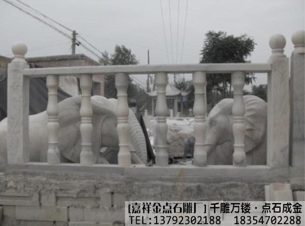 石雕栏杆的结构和规格(图2)