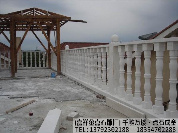石雕栏杆的结构和规格(图3)