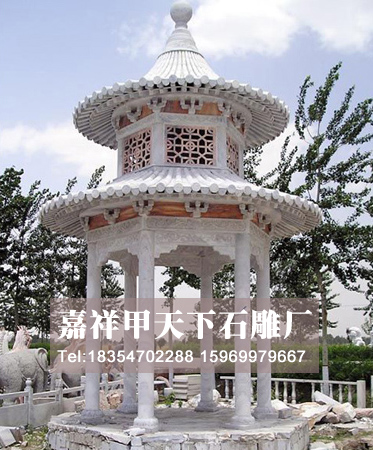 石雕凉亭的选材(图3) 石雕凉亭的选材(图3)