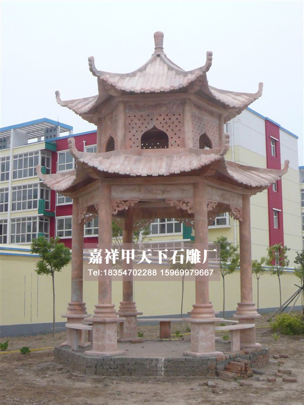 石雕凉亭图集一(图3)