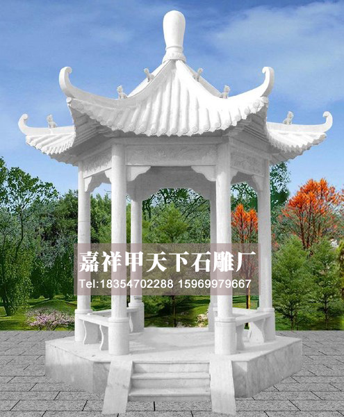 石雕凉亭图集一(图4)