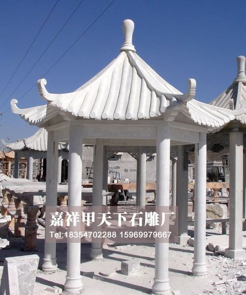 石雕凉亭图集一(图8)