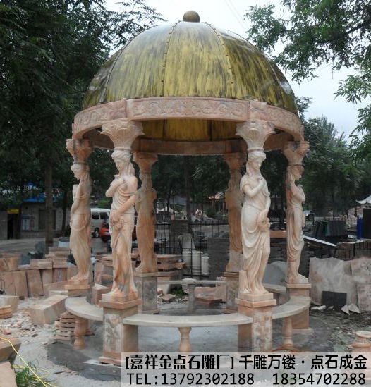 石雕欧式凉亭作品大全