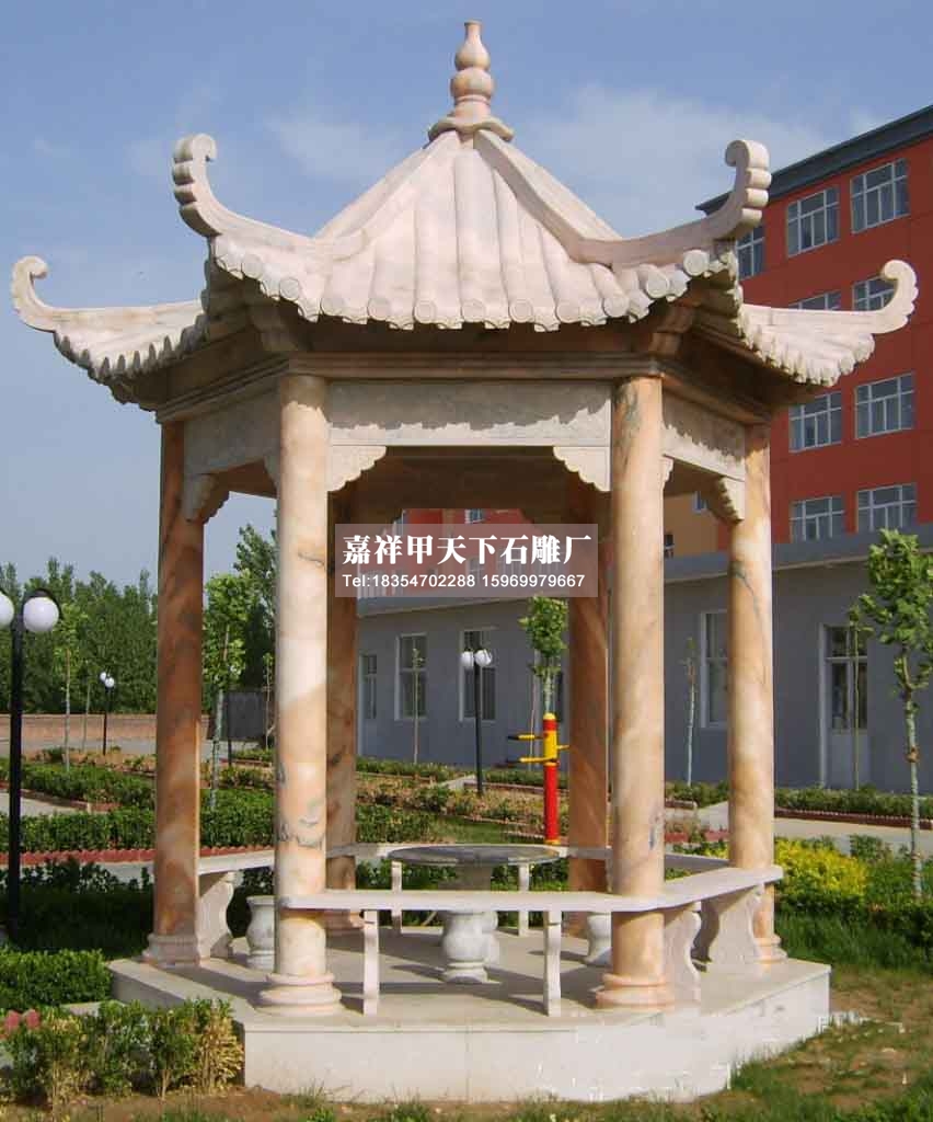 石雕凉亭图集二(图6)