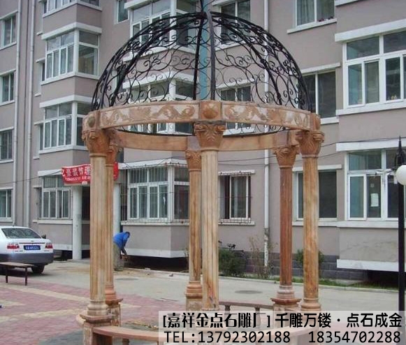 石雕欧式亭子案例