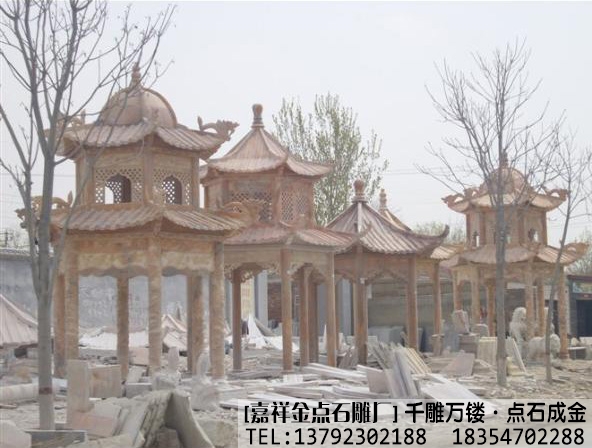 现代中式凉亭