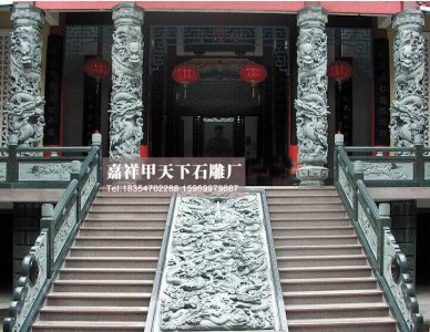 寺庙龙柱图集