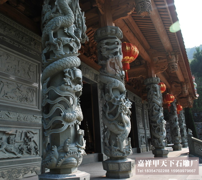 寺庙龙柱图集(图3)