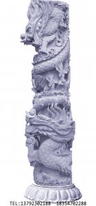 石雕龙柱的工艺与用途