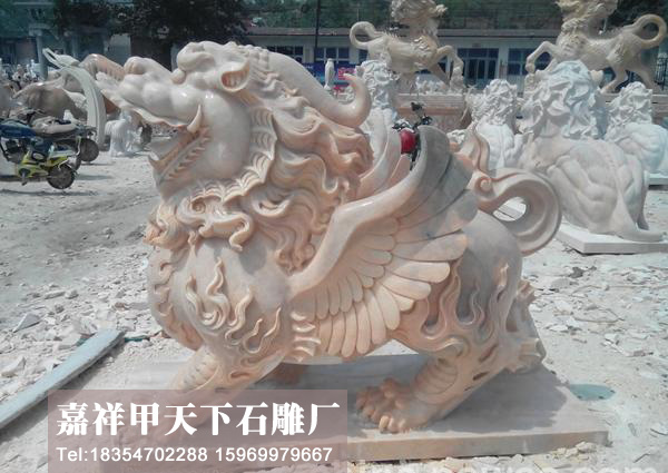 石雕貔貅介绍(图3) 石雕貔貅介绍(图3)