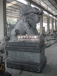 最新石雕麒麟案例