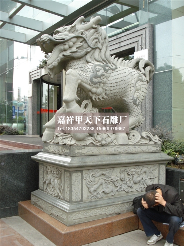 最新石雕麒麟案例(图2)