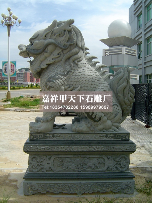 最新石雕麒麟案例(图3)