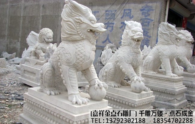 石雕麒麟案例(图1)