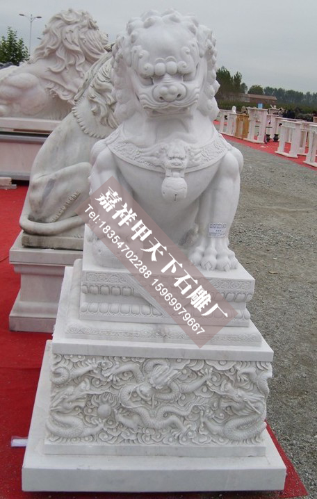 石雕狮子的雕刻方法