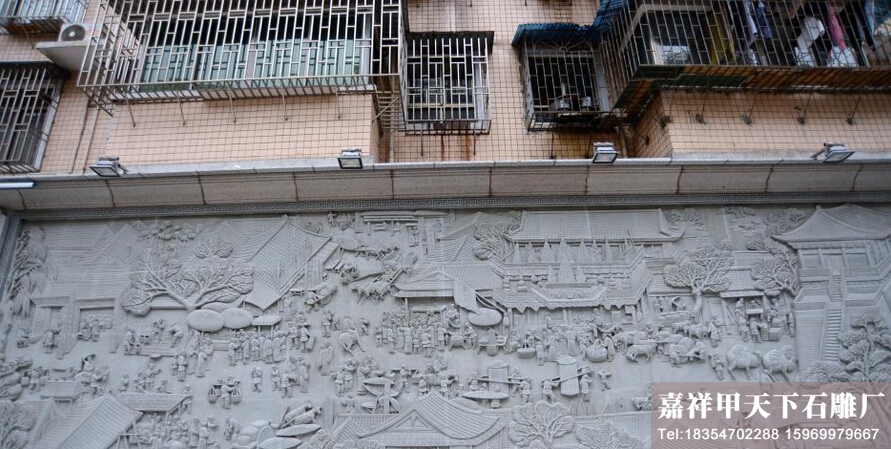 郑州清明上河图浮雕作品(图2) 郑州清明上河图浮雕作品(图2)