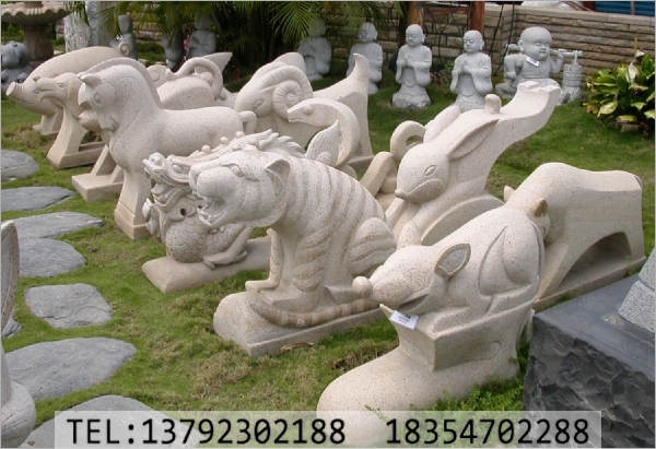 多种样式的十二生肖像