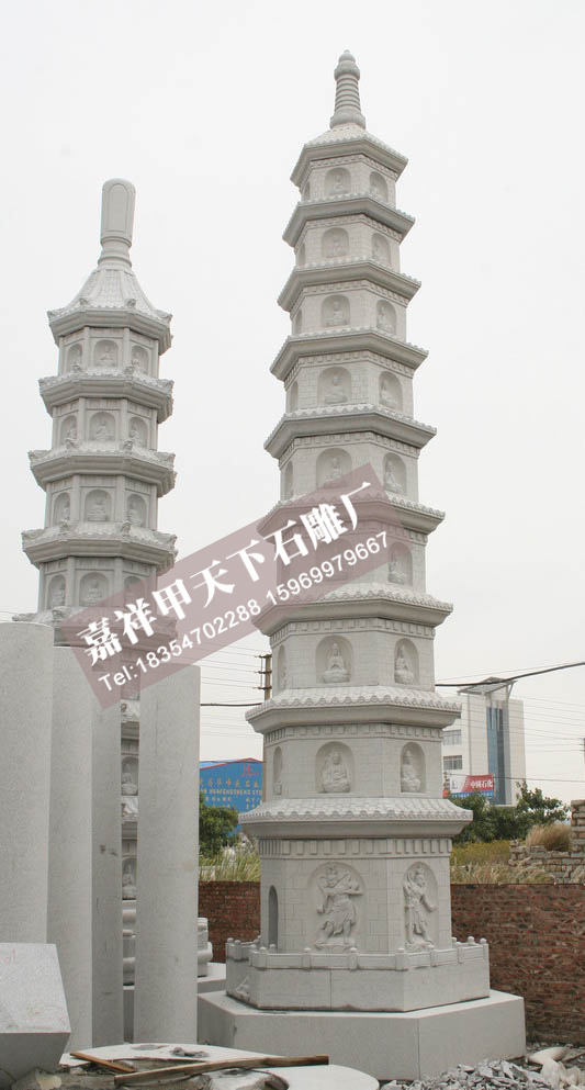 石雕石塔(图1)