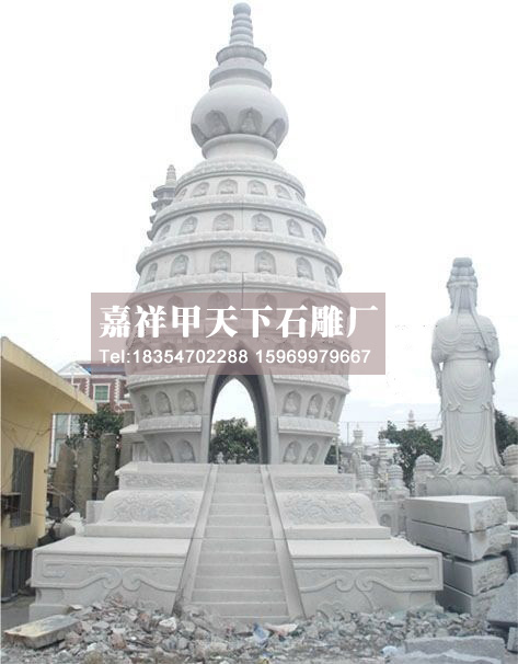 石雕石塔的图集(图3)