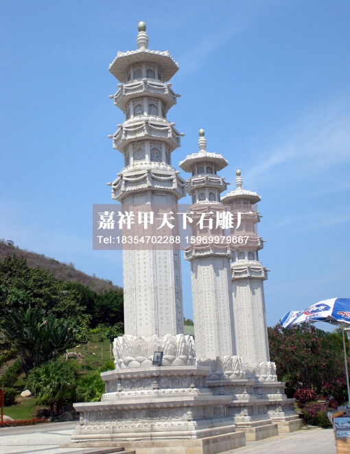 石塔石雕经幢案例图集(图4)