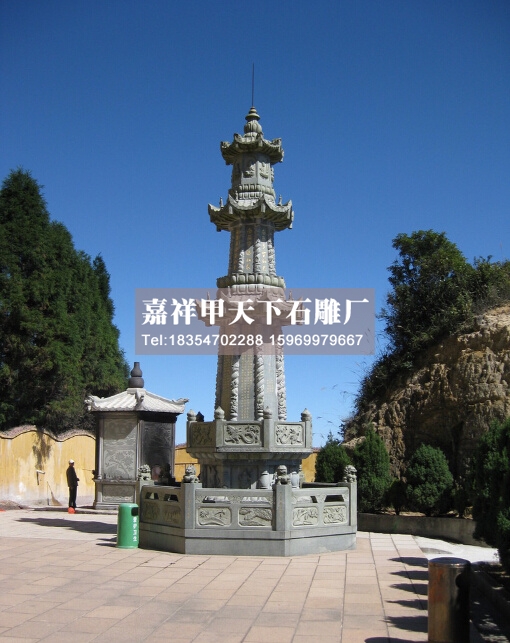 石塔石雕经幢案例图集(图5)
